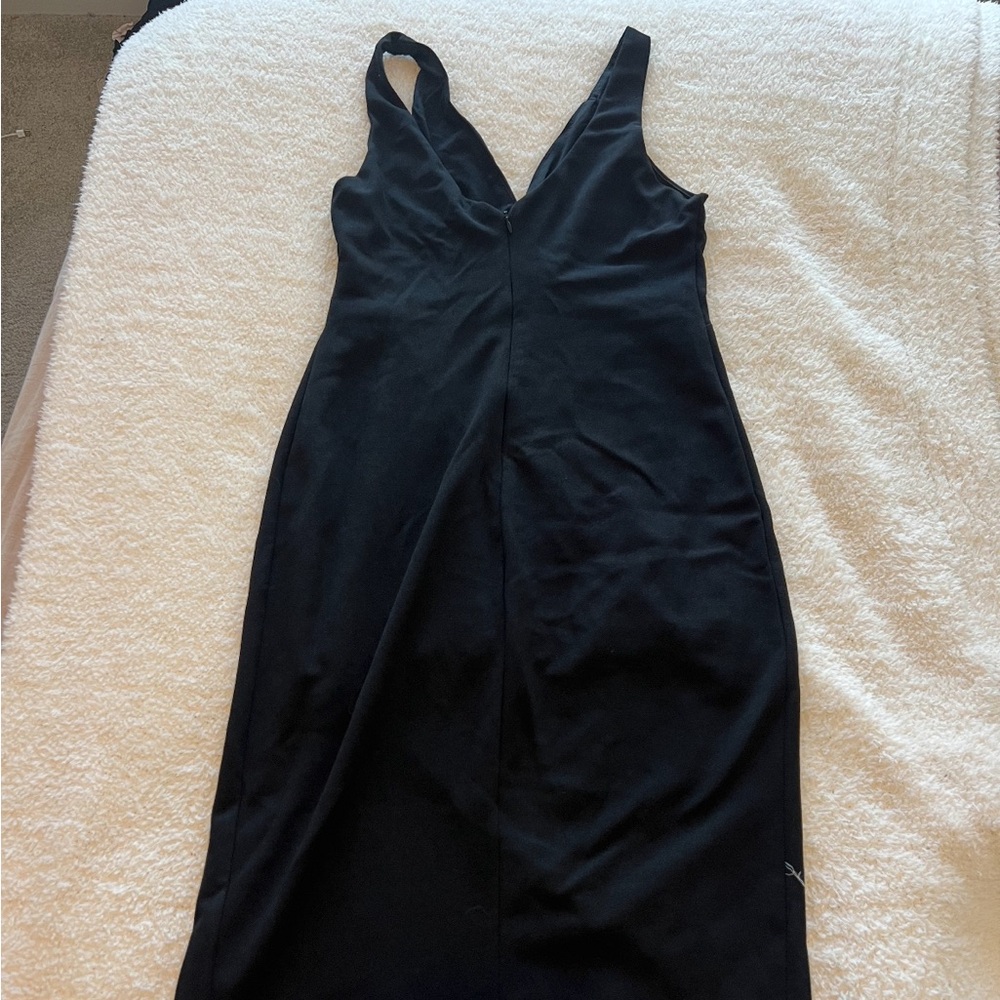 Lulus black midi dress